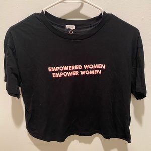 Empowered Women Empower Women cropped tee